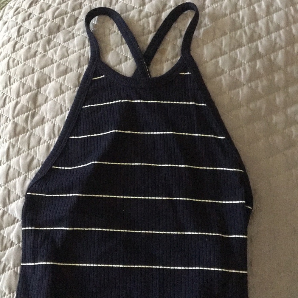 Open back/high rise bodysuit